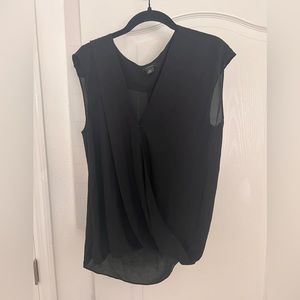 Halogen Drape Front Blouse SZ L